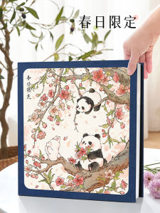 Large Capacity DIY Photo Album Baby Growth Self-adhesive Family Version Handmade Memory Book Gift Creative Festival Supplies