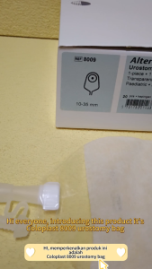 #KlinikKita|  Coloplast 8009 Alterna One-Piece Urostomy Pouch (10-35mm) Cut-to-Fit Transparent 1 Box(20pcs)