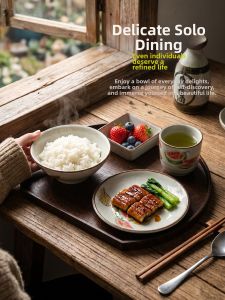 SHELI | Retro Ceramic Tableware Set Home Use Individual Dining