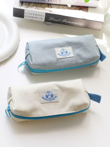 Túi Đựng Bút Chì Vải Canvas Dung Tích Lớn Phong Cách Tối Giản Đơn Giản Túi Đựng Đồ Dùng Học Tập Phổ Biến Cho Học Sinh Tiểu Học Trung Học Phổ Thông