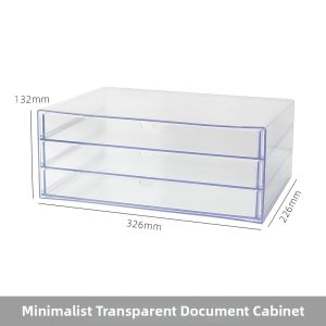 Aesthetic Multi-functional 3-Layer Storage Box