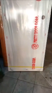 High-Quality PVC Bathroom Door (Includes Door Frame and Hinges) PVC Bathroom Door