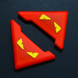 2PCS ซิลิโคนประตูประตูมุมฝาครอบตัวป้องกัน 90 องศากันชน