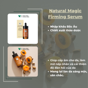 Serum dưỡng da New Nordic Natural Magic Firming Serum: Giúp dưỡng da săn chắc và mờ các nếp nhăn trên da [30 ml]