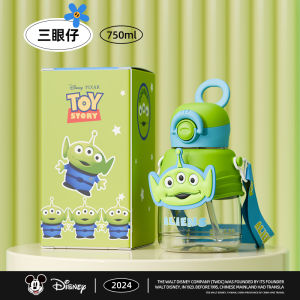 Mickey Mouse Straw Cup for Kids Water Bottle School Ready to Drink Toddler Baby Age 1-6 Years Old Tritan Silicone Material