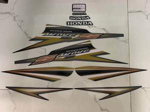 Bộ tem honda Wave S 110 màu đen đời 2010 hàng nhập Thái Lan chất lượng cao dành riêng cho dòng xe nà y tem màu sắc cực đẹp và bềngiá bán cực tốt bán lẻ như bán sỉ