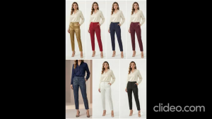 PENCIL CUT SHIMER PANTS STREACHABLE WITH POCKET UNTIL ANKLE SUZE S TO 3XL