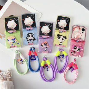 Folding Screen Protection Case for Honor MagicVFlip2 Xiaomi MixFlip2 Motorcycle RAZR60 pro Female Police Fly Sky Phone Cover