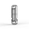 Titanium Alloy Rotating Ring Buckle Keychain Waist Belt Buckle Spring Lock Keyring Outdoor Tool EDC Unboxing Tool. 