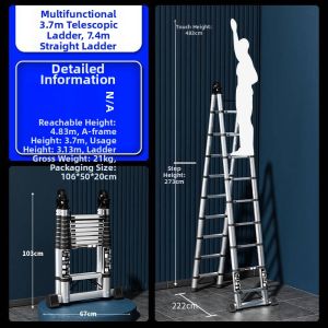 Yuanyi | Aluminum Telescopic Ladder Home Use