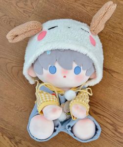 Cute 40cm Cotton Doll with Overalls Sitting Posture Collectible Toy Suitable for Ages 3 And above from Anime And Gaming Community