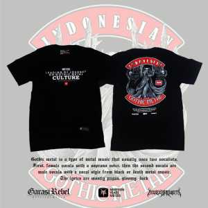 tshrit  mosesbandwith/kaos garasi rebel/indonesian ghotic metal m-2xxl