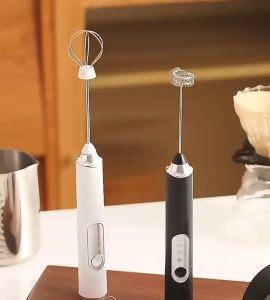 Milk Frother Coffee Frother Milk Blender Electric Handheld Egg Beater Milk Bubbler Whisk Mixer