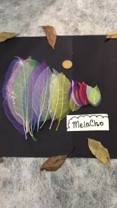 (3 Lembar) Kerangka Daun Autumn Leaf Daun Musim Gugur Daun Kering Dollar Flower Properti Foto Dekorasi Rustik