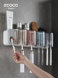 ecoco | Automatic Wall-Mounted Toothpaste Squeezer Shelf