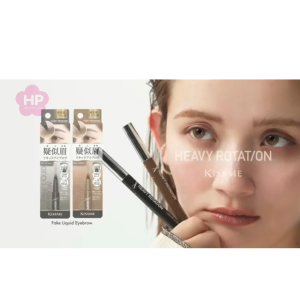 Bút Nước Kẻ Lông Mày Dạng Phẩy Sợi Chống Thấm Nước Nét Kẻ Siêu Mịn Kissme Heavy Rotation Fake Liquid Eyebrow 0.4mL ( 2 Màu )