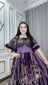 Salofia Salkiya Balofia Dress Wanita Rayon | Semuk Depan Belakang