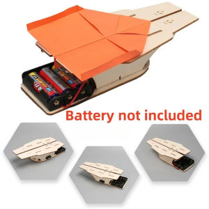 DIY Aircraft Carrier Paper Airplane Catapult Toy Childrens Science Experiment Teaching Tool Puzzle Parent child Interactive Kit