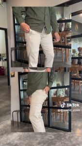 Celana Panjang Pria Chino Cream Distro Premium