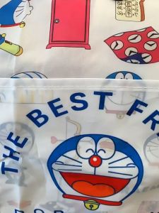 🐈 ฟังก์ชั่นเยอะ กระเป๋าออกลูก Doraemon ขนาด 48×20×36 cm ขนาดพับเก็บ 20×18 cm สายยาว มีช่องใส่แกนกระเป๋าเดินทาง