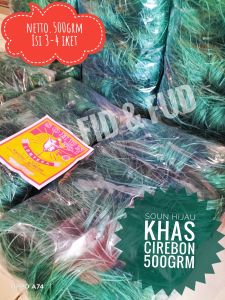 Soun hijau cap lentera soun no.1 Seperti bihun rasanya kenyal teksturnya lembut kemasan 500grm