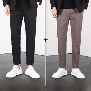 ROMON | Slim Fit Business Straight Leg Suit Trousers 9/10 Length