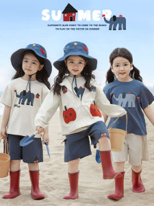 YOEHYAUL | Bộ Áo Khoác Mỏng Có Mũ và Quần Short Chống UV