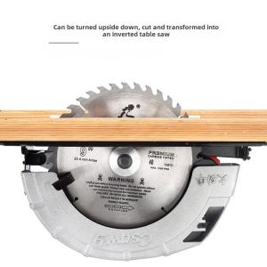 Portable Electric Circular Saw Aluminum Body Disk Reversal Home Woodworking Table Saw Handheld Electric Saws Power Tools