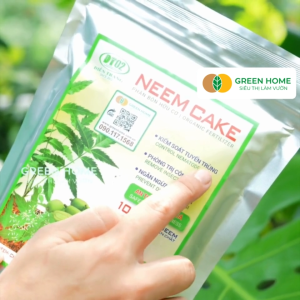 Phân Bón Hữu Cơ Neem Cake GreenHome Bao 750gr Sinh Học Tự Nhiên Trị Tuyến Trùng Sâu Cải Tạo Đất