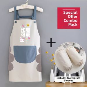 SVORIAHI | Waterproof Oil-Resistant Kitchen Apron