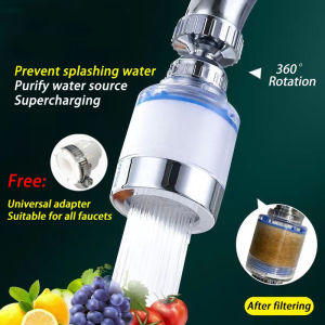 Mini Faucet Splash Filter Water Saving Water Filter Foldable Removal 360 Rotating Household Faucet For Chlorine