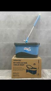 FreeShip- Bộ lau nhà Jubilee Mart tự vắt thông minh xoay 360 độ có bánh xe siêu sạch tiện lợi