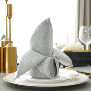 Khăn Trải Bàn Bằng Vải Cotton Polyester Sang Trọng Cho Nhà Hàng Khách Sạn Dùng Nhiều Lần Khăn Lau Ly Tay Cầm Đơn Giản Hiện Đại