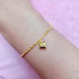 JIN JING RANTAI TANGAN SAUH LOVE EMAS 916 TULEN 1.57g-1.75g