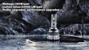 Novsight T2 6500K 160W 33000LM Super Bright LED Lights H4 H7 H11 9005 9006 for Car LED Headlight Bulb High Beam Low Beam Plug&Play 2Pcs 1 Year Warranty