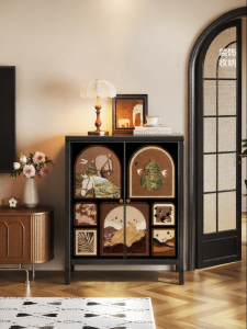 MEISD | Artistic Retro Style Steel Bookshelf