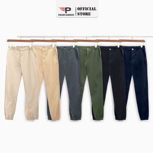 Quần Jogger Kaki Nam Co Giãn Zip Khóa Kéo Thời Trang Fs JGK01 ( Chọn Màu )
