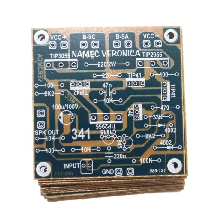 PCB Power Amplifier Micro Bostrap TEF Namec Veronica Tipe 341 | Lazada