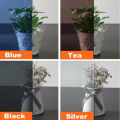 One-way Glass Self Adhesive Mirror Window Film DIY Reflective Insulated Foil Privacy for Home Office Decor Stickers Black Silver. 