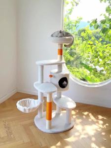 Cat Condo Cat Tree Climbing Cat Tower Cat Scratch Tree Cat Tree Cat Tower Cat Tree Tower Scratch Post All-in-One Grasping Column Does Not Cover an Area of Jumping Platform Winter Warm Four Seasons Universal Cat Supplies