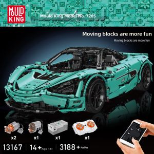 Mould King | Racing Car High Difficulty Assembly Building Toy APP Controlled