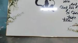 Tranh treo tường - Mẫu Phật Quan Âm tráng gương 3D bọc viền cao cấp - TranhViet