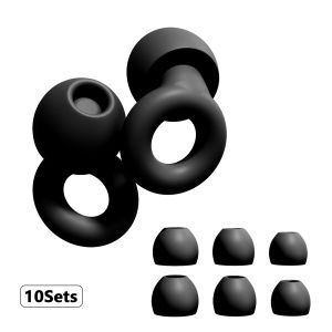 HUAK Silicone Swim Earplugs – Comfortable Durable & Reusable with Decorative Design