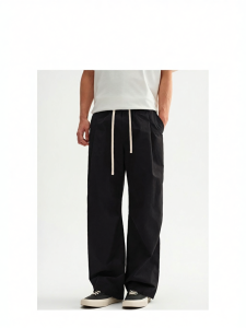 CHINISM | Lightweight Wide Leg Work Pants Men Loose Trousers