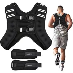 FUSSIN Weight Vest 6 12 16Lbs Weight Vest for Men Women Body Weight Vests Adjustable for Running Training