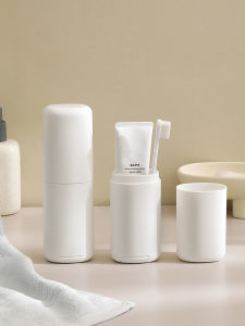 TIANZONG | Portable Travel Toothbrush Cup Set with Toothpaste and Toothbrush Holder