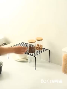 Space Organizer – Metal Kitchen Rack & Storage Shelf Stand
