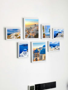 Tranh Trang Trí Tường Phòng Khách Đơn Giản Phong Cách Địa Trung Hải Khung Hình Treo Tường Phòng Ngủ Đồ Trang Trí Treo Tường Hình Chữ Nhật Hiện Đại Tối Giản