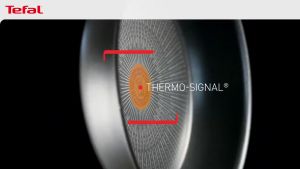 Tefal กระทะก้นแบน Everyday Cooking ขนาด 24 ซม. รุ่น C5730495 กระทะ กระทะผิวเคลือบ ไม่ติดกระทะ กระทะ Tefal Pan Cookware เครื่องครัว อุปกรณ์ประกอบอาหาร กระทะผัด