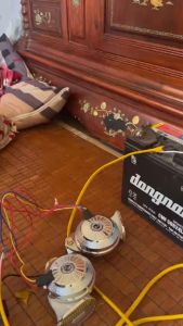 Đôi còi ngân HÀN QUỐC 3 tiếng. Điện 12v và 24v